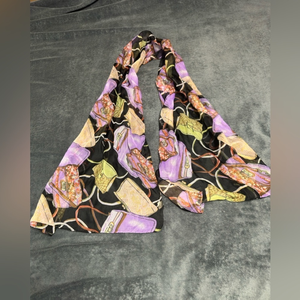 Colorful Patterned Scarf - Picture 3 of 6